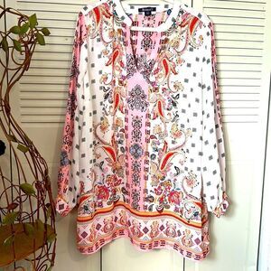 ROAMAN'S| 3/4''sleeve multicolored Women's blouse size 22 w